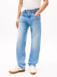 Denim Jeansi Largi Cu Broderie Pe Tesatura  Barbati