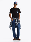 Black Signature Back Logo T-Shirt  Men
