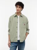 Verde Camasa Overshirt Din Catifea De Tip Cord Brick  Barbati