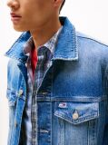 Denim Jacheta De Tip Trucker Ryan Cu Broderie Pe Spate Cu Stema  Barbati