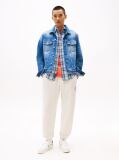 Denim Jacheta De Tip Trucker Ryan Cu Broderie Pe Spate Cu Stema  Barbati
