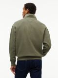 Verde Bluza De Trening Tricotata Cu Croiala Relaxata Si Fermoar  Barbati