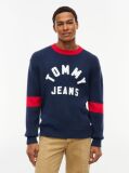 Blue Classic Logo Appliqué Jumper  Men
