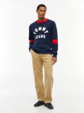 Blue Classic Logo Appliqué Jumper  Men