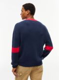 Blue Classic Logo Appliqué Jumper  Men