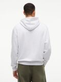 Gri Hanorac Cu Fleece Croiala Lejera Si Logo Clasic  Barbati