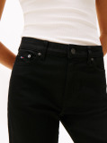Denim Blugi Negri Slim Cu Talie Medie  Femei