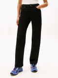 Denim Blugi Negri Slim Cu Talie Medie  Femei