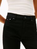 Denim Blugi Negri Slim Cu Talie Medie  Femei