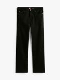 Denim Blugi Negri Slim Cu Talie Medie  Femei