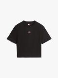 Negru Tricou Boxy  Femei