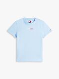 Blue Tricou Cu Guler Rotund Si Logo  Femei
