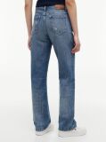 Denim Vintage Blugi Drepti Cu Croiala Slim Talie Medie  Femei
