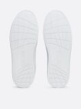 White Leather Signature Tape Court Trainers  Men