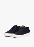 Blue Pantofi Sport Din Panza Cu Logo Embosat  Barbati