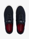 Blue Pantofi Sport Din Panza Cu Logo Embosat  Barbati