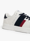 Bej Sneakers Cu Texturi Mixte Si Talpa Fine Cleat  Barbati