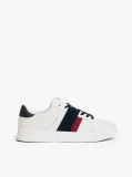 Bej Sneakers Cu Texturi Mixte Si Talpa Fine Cleat  Barbati