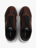 Multi Sneakers Retro Cu Piele Intoarsa Si Talpa Cleat  Barbati