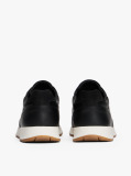 Negru Sneakers Hibrid Din Piele Cu Talpa Fine Cleat  Barbati