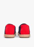 Blue Espadrile Din Panza Brodate Cu Steaguri  Barbati