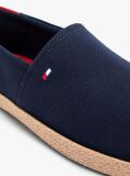 Blue Espadrile Din Panza Brodate Cu Steaguri  Barbati