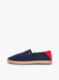 Blue Espadrile Din Panza Brodate Cu Steaguri  Barbati