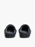 Blue Logo Embroidery Felt Slippers  Men