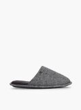 Grey Enamel Flag Herringbone Slippers  Men