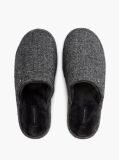 Grey Enamel Flag Herringbone Slippers  Men