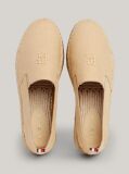Beige Flatform Linen Espadrilles  Women