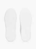 Alb Court Trainers Din Piele Cu Monograma TH  Femei