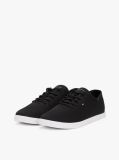 Negru Pantofi Sport Din Panza Cu Broderie Steag  Femei