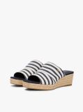 Multi Espadrile Cu Toc Wedge Si Dungi  Femei