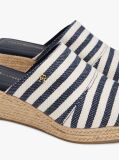 Multi Espadrile Cu Toc Wedge Si Dungi  Femei