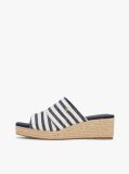 Multi Espadrile Cu Toc Wedge Si Dungi  Femei