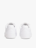 Alb Sneakers Cu Talpa Cupsole Din Piele Embosata  Femei
