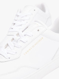 Alb Sneakers Cu Talpa Cupsole Din Piele Embosata  Femei