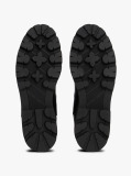 Negru Cizme Chelsea Din Piele Cu Talpa Cleat Medie  Femei