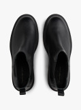 Negru Cizme Chelsea Din Piele Cu Talpa Cleat  Femei