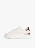 Alb Sneakers Chic Cu Platforma  Femei