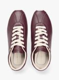 Rosu TH Monogram Sneakers Din Piele Cu Low Profil   Femei