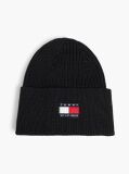 Negru Caciula Tricotata Ribbed Cu Logo Heritage  Copii unisex