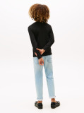 Negru Tricou Cu Maneca Lunga Din Bumbac Organic  Baieti