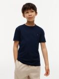 Blue Essential Organic Cotton T-Shirt  Boys