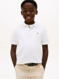 Alb Polo Regular Fit Essential Cu Steag Brodat  Baieti