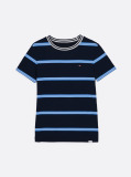 Multi Tricou Cu Guler Rotund Si Dungi  Baieti