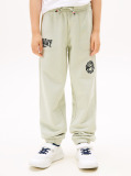 Verde Pantaloni Jogging Regulari Cu Broderie Varsity  Baieti