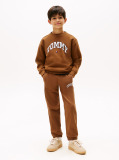 Maro Pantaloni Jogger Din Fleece Cu Imprimeu Si Logo Varsity  Baieti