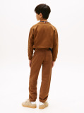 Maro Pantaloni Jogger Din Fleece Cu Imprimeu Si Logo Varsity  Baieti